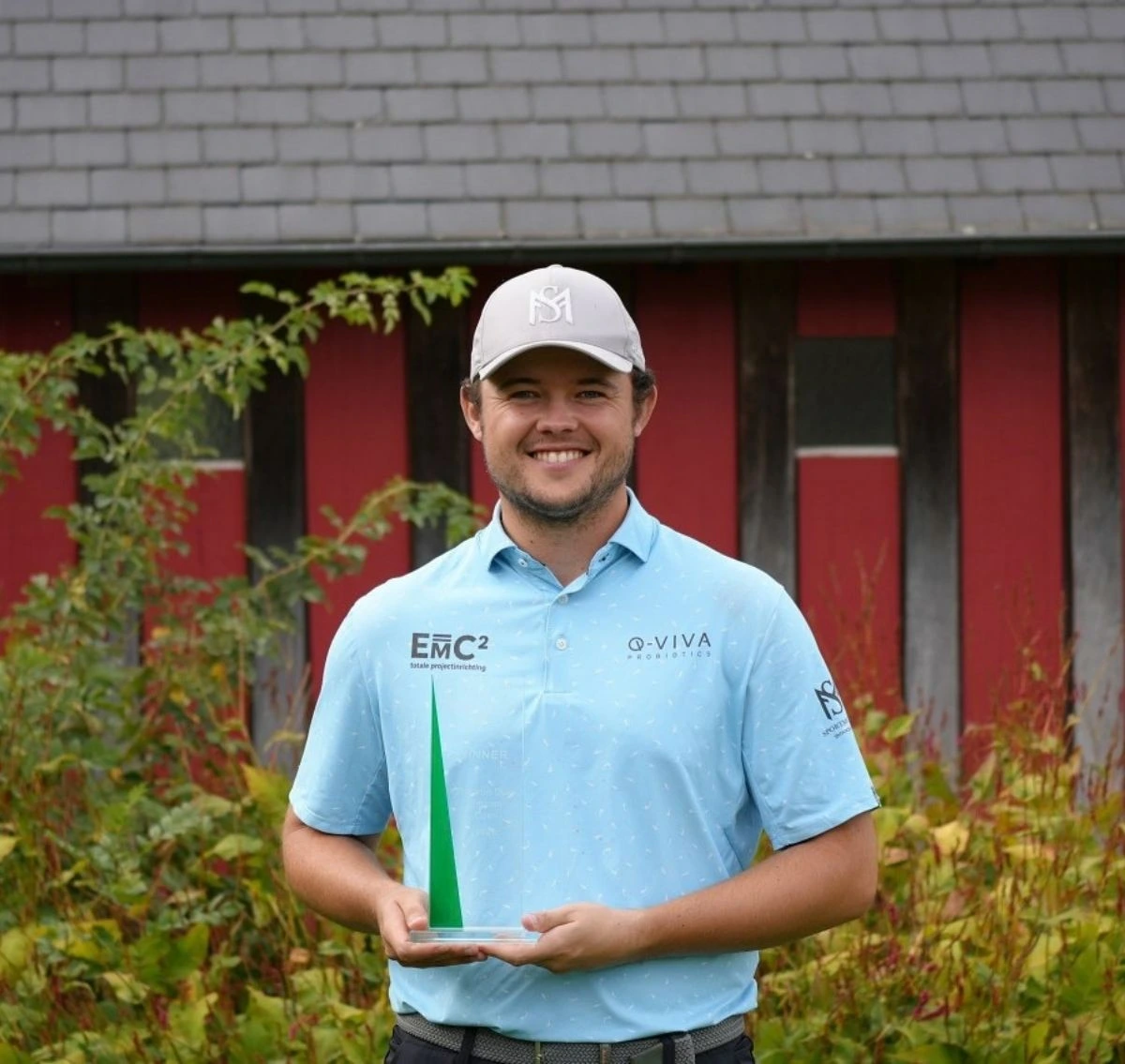 Kristof Ulenaers after winning The Iron Duke Belgian Open 2026